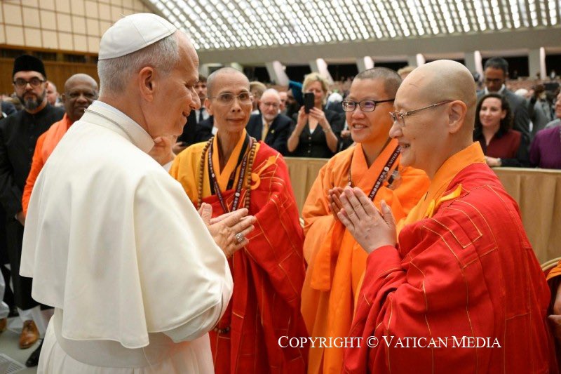 Pope on 60th Anniversary of Nostra Aetate: “We walk this journey not by compromising our beliefs, but by remaining true to our convictions. Authentic dialogue begins not in compromise but in conviction – in the deep roots of our own belief that gives us the strength to reach out
