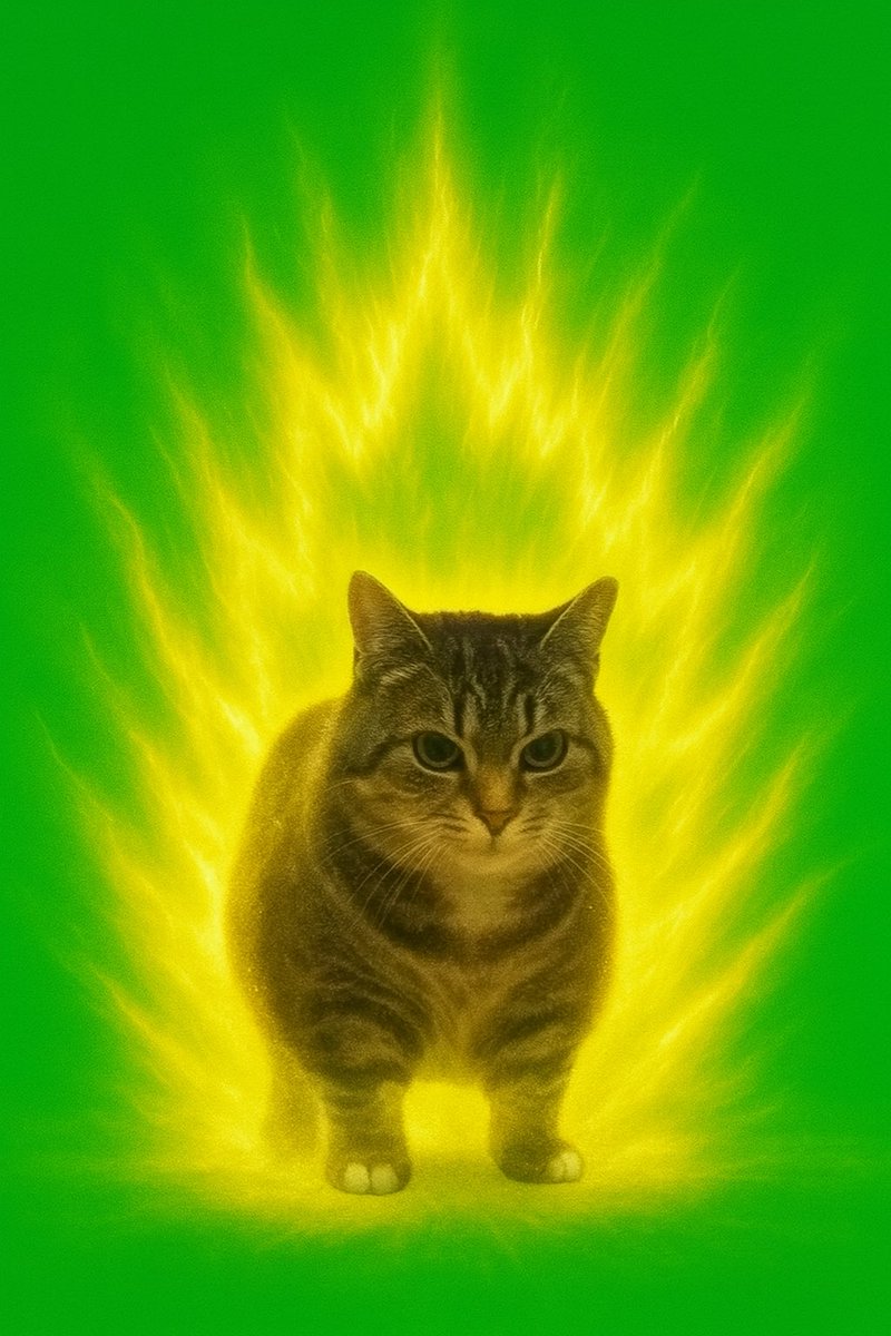 JehuTrades213's tweet photo. Calling on the $Aura cabal here. I have a bag of $aura but I’d like to petition that the spinning cat with the green screen behind it has the most aura out of any at I’ve ever seen. I’d love to see this get cabals for the valued it has to the meme culture.

Sincerely, #OIIAOIIA https://t.co/QmaGrsipE8