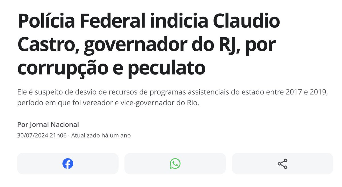Lembrando que esse inquérito foi trancado pelo bolsonarista André Mendonça e arquivado por causa de foro privilegiado