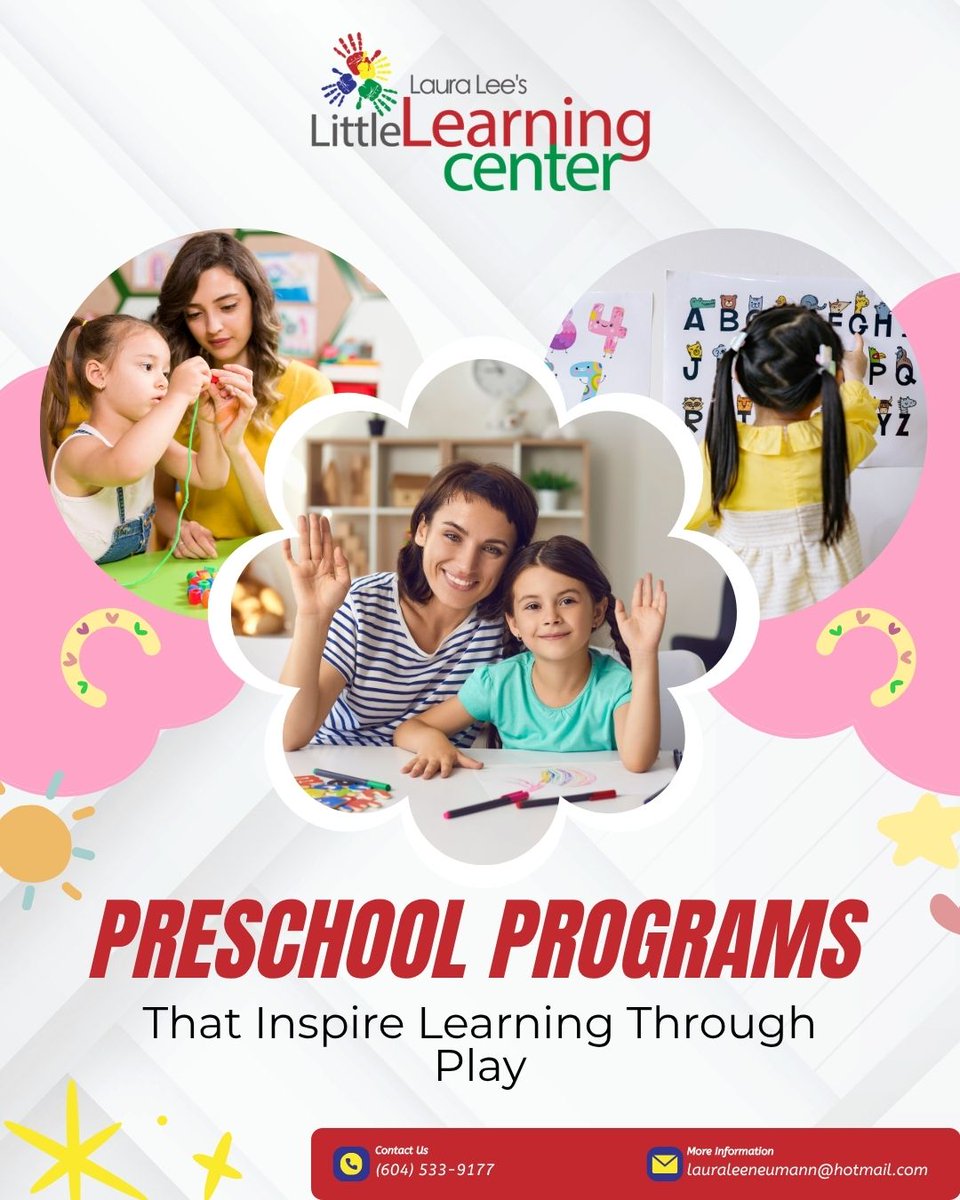 laura45754's tweet image. At Laura Lee’s Little Learning Center, playtime is also learning time. Our preschool programs encourage curiosity, creativity, and early academic growth in a caring environment. 
 #LauraLeesLearning #PreschoolPrograms
maps.app.goo.gl/FqR6qmREBSmwxB…