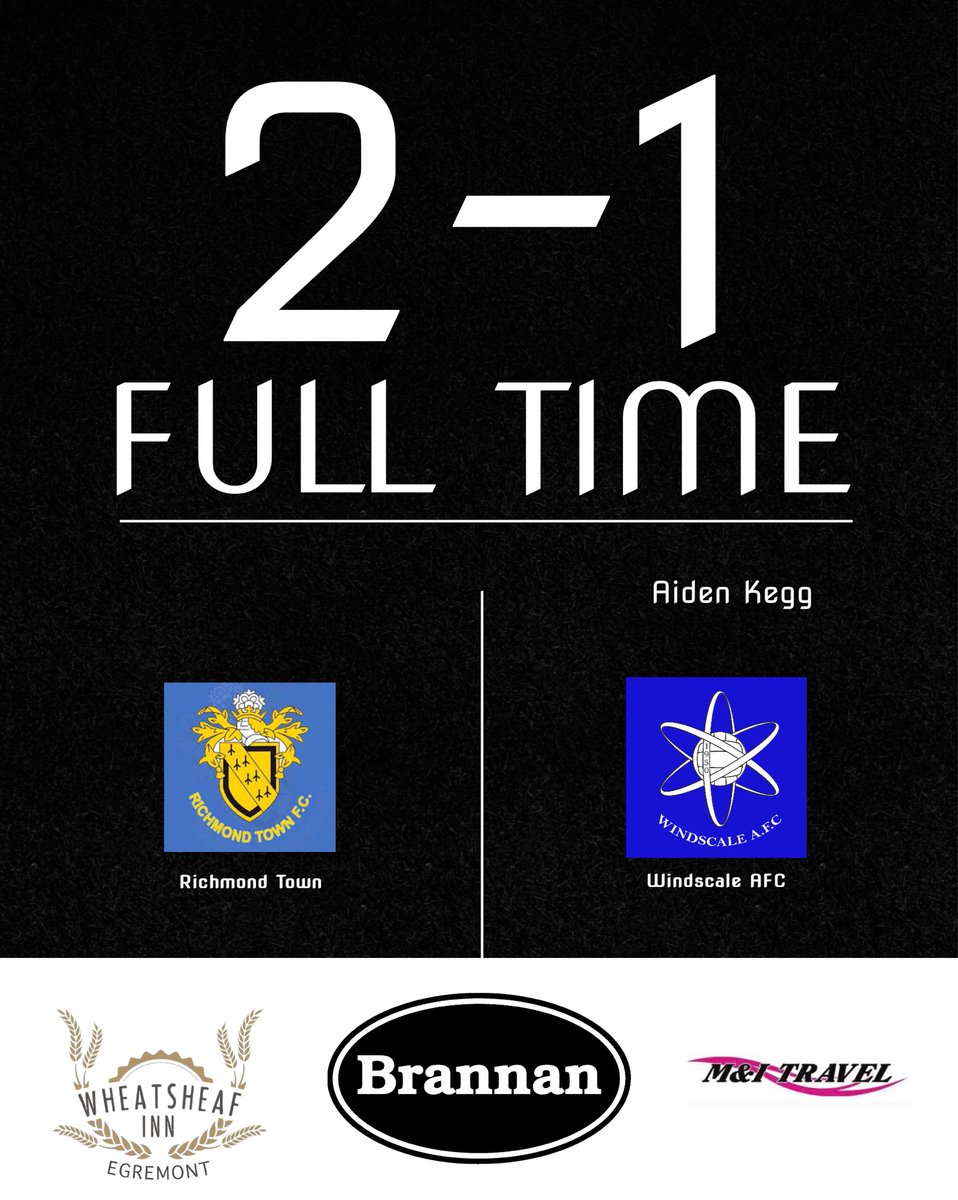 𝐅𝐔𝐋𝐋 𝐓𝐈𝐌𝐄

Windscale lose out on any points, as we leave Richmond empty handed.