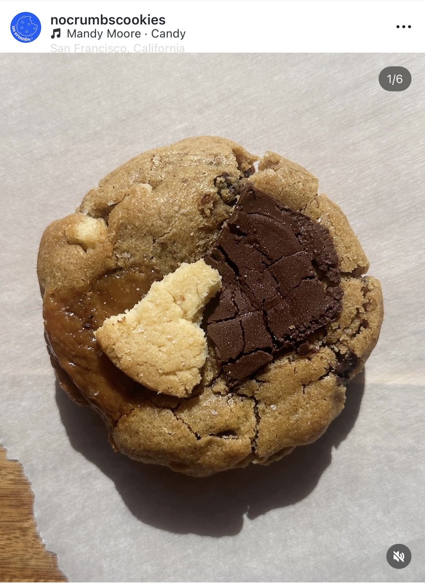 Stumbled upon a woman in SF doing cookie drops every weekend from her apartment in Russian Hill. 4 cookies per box, flavors change each week. Sells out in 1 minute so never secured my box. Asked her to attend a 20 person dinner I hosted last night to finally try them. Was a huge