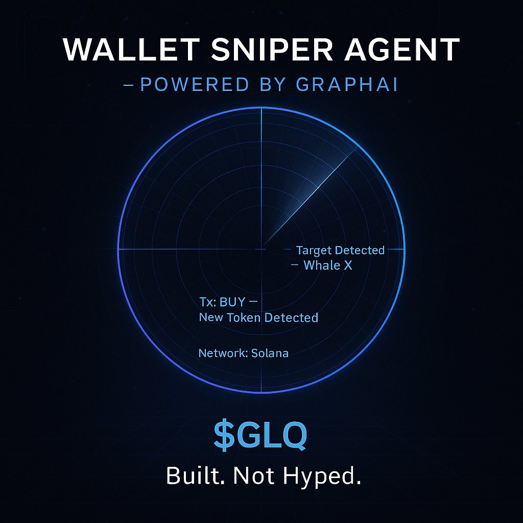 New GraphAI Tutorial 🔥

Build your own Wallet Sniper Agent — track whales 🐋 in real time, filter noise, and copy the trades that matter.

Step-by-step guide out now 🧠

🚀 Start building → graphai.graphlinq.io

$GLQ | Built. Not Hyped.