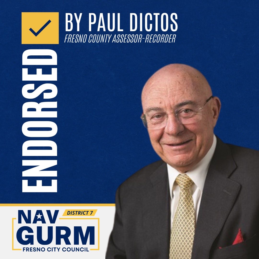 ngurm_'s tweet image. Proud to welcome another community leader into our coalition! Thank you to Fresno County Assessor-Recorder Paul Dictos for endorsing our campaign.

From the onset of this campaign, our focus has been steadfast on building a coalition that is ready to deliver real results on Day 1…