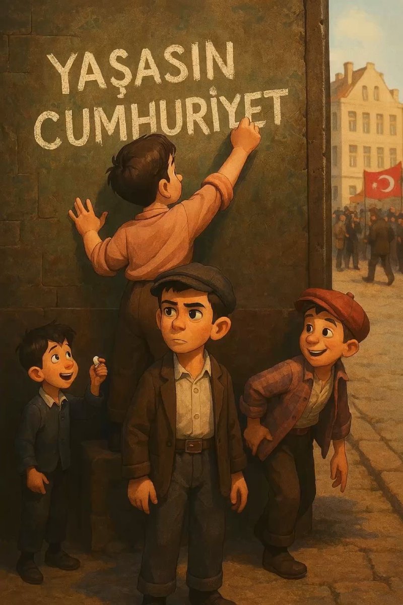 Cumhuriyet'imizin ilân belgesi, 29 Ekim 1923.
"Hâkimiyet, bilâ kayd ü şart milletindir. İdare usulü halkın mukadderatını bizzat ve bilfiil idare etmesi esasına müsteniddir. Türkiye Devleti’nin şekl-i hükümeti Cumhuriyettir."