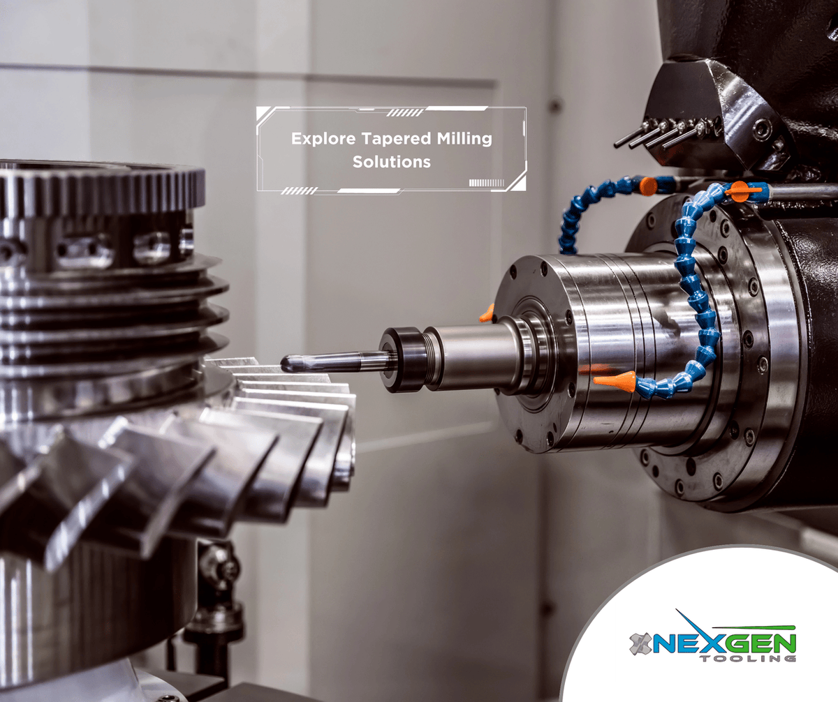 NexGenTooling's tweet image. 👉Tapered solid carbide end mills are revolutionizing 5-axis milling operations by enhancing machining efficiency.  

Contact NEXGEN Tooling for tapered milling solutions!

nexgentooling.com/contact-us/ 

#TaperedCarbideEndMills #5AxisMilling #MillingSolutions