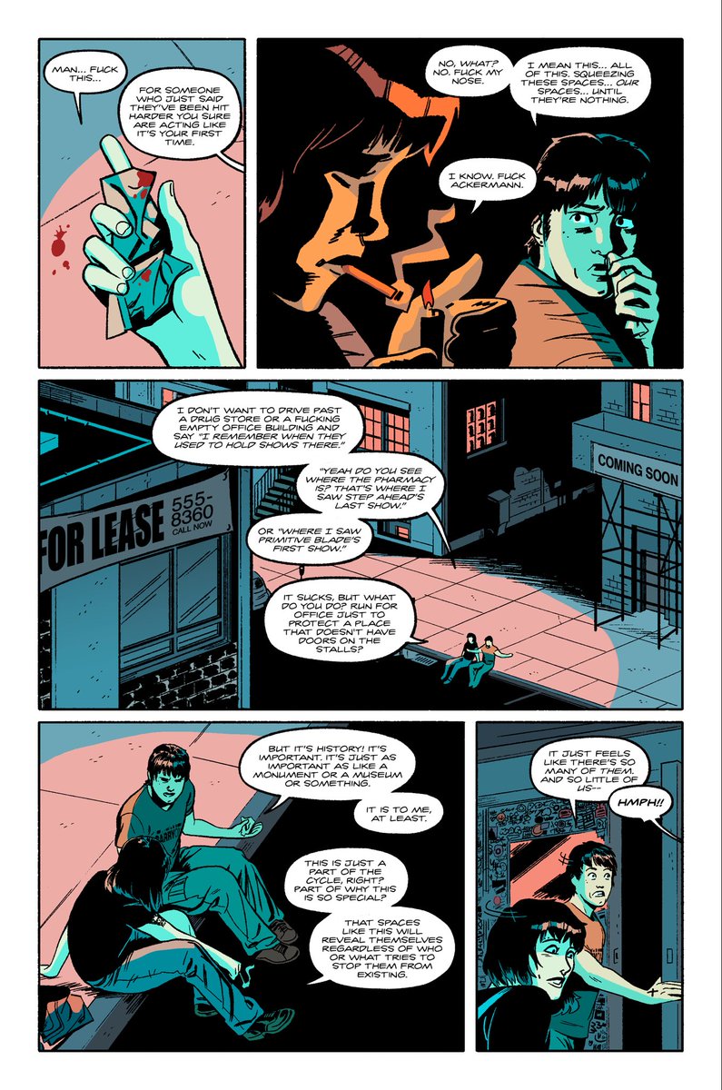 SamRomesburg's tweet image. Haven’t posted really on here in a while. Gonna try to be better about it. Here’s something I’m working on with @sam_r_freeman and @vomit_party 

FFO Love and Rockets, What’s the Furthest Place From Here?, Dead Dogs Bite