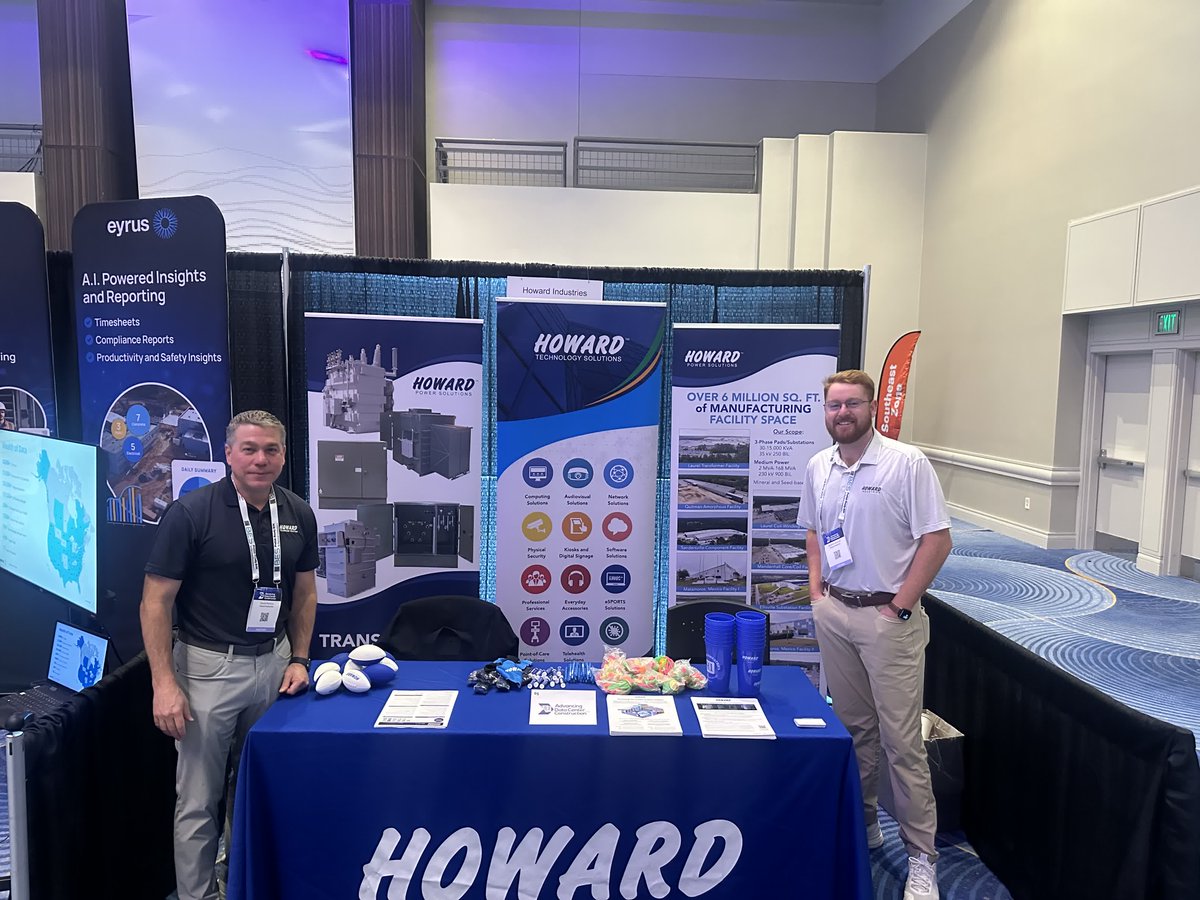 howardcomputer's tweet image. Howard is proud to be exhibiting at the Advancing Data Center Construction Show today! Visit us at Booth 65!