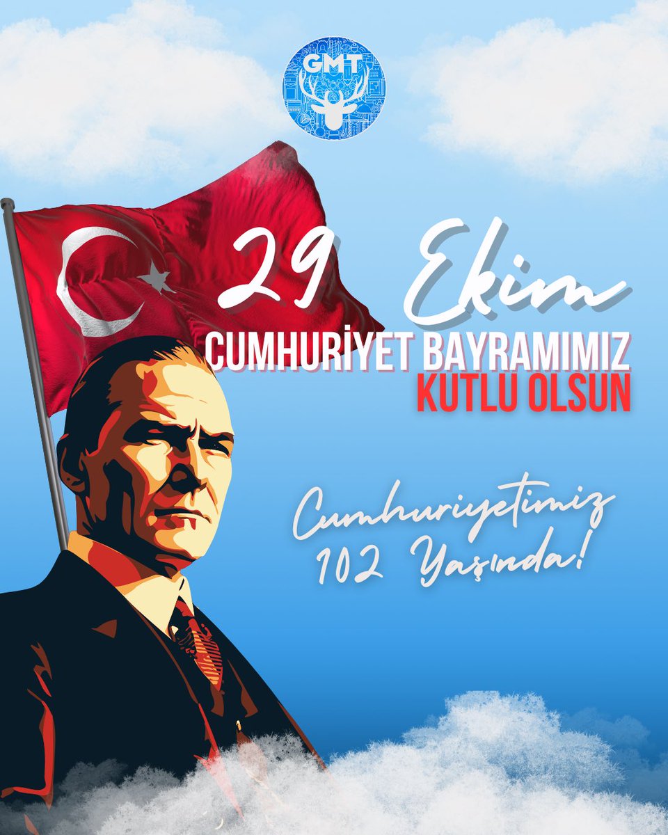 “Türk milletinin karakterine ve âdetlerine en uygun olan idare, Cumhuriyet idaresidir.”
-Mustafa Kemal Atatürk

Cumhuriyetimizin 102. yılında, Atamızın gösterdiği yolda gururla yürüyoruz. 💙✨️

Cumhuriyet Bayramımız kutlu olsun! 🇹🇷

#cumhuriyet102yaşında #gmthacettepe