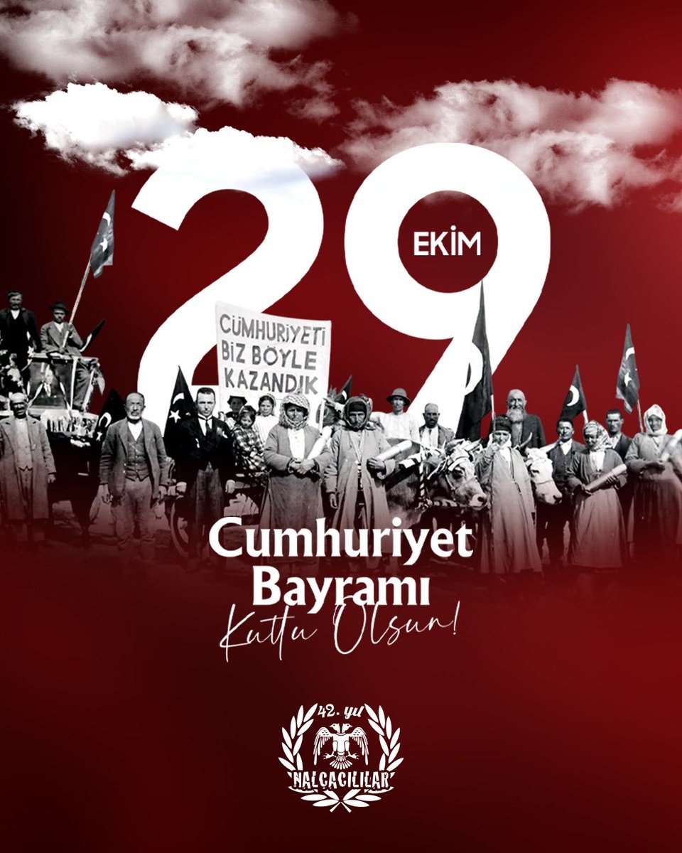 Cumhuriyeti biz kurduk, onu yükseltecek ve yaşatacak sizsiniz.
-Mustafa Kemal ATATÜRK

Cumhuriyetimizin 102. Yılı kutlu olsun. 🇹🇷

#29Ekim