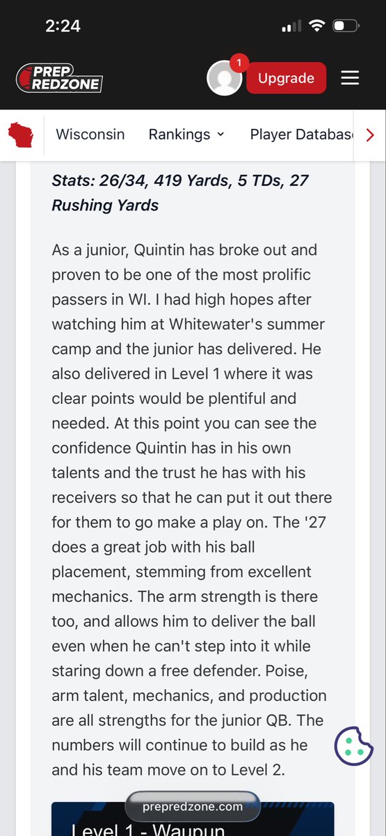 Thank you <a href="/MJ_NFLDraft/">Mark Johnson</a> for the write up!! #AGTG 

<a href="/cometfootballDD/">DDHS Comets Football</a>