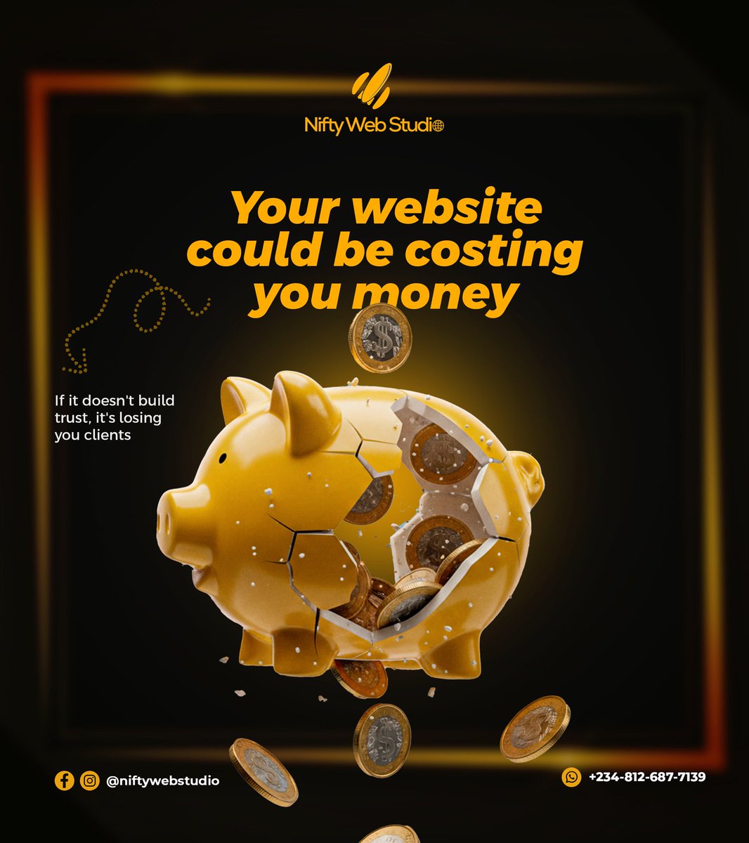 niftywebstudio's tweet image. If your website doesn’t build trust, it’s costing you money. 💸
Let’s fix that.
#niftywebstudio #talktonifty #trustfactor #businessgrowth #websolutions