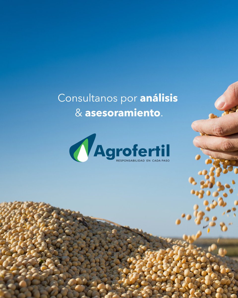 Consultanos por análisis &amp; asesoramiento.
Recibimos muestras de todo el país.
Contactanos:
📲4567 7974 / 098 596 930
📧laboratorio@agrofertil.com.uy
‌
#Agrofertil