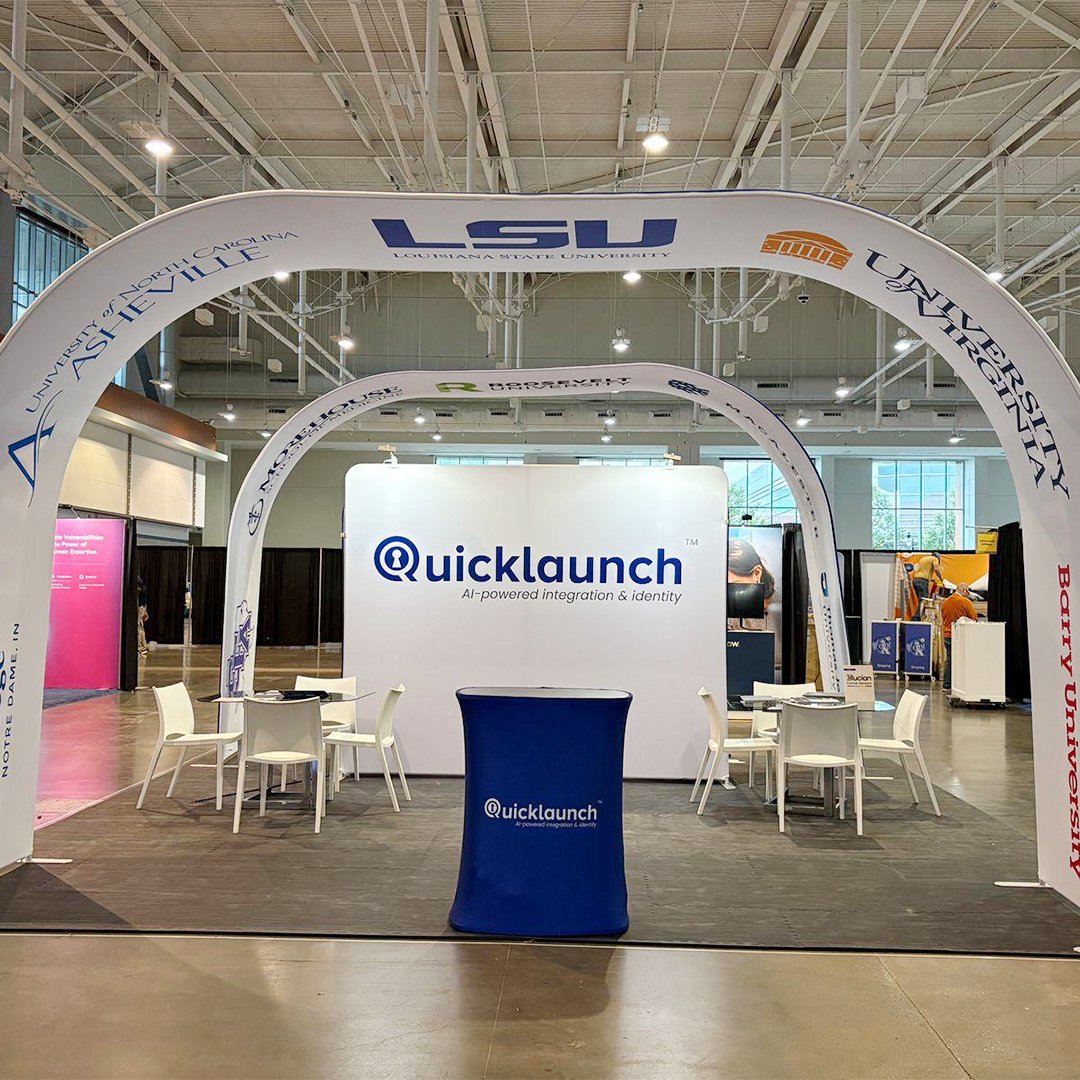 QLSSO's tweet photo. An incredible start to #EDUCAUSE2025 in Nashville!

Day 1 was all about connecting with higher-ed leaders &amp; exploring how AI-powered Identity &amp; Integration are transforming campuses.

Visit Booth #1753 to see how QuickLaunch is powering the future of secure, connected campuses! https://t.co/Budsg9D3xX