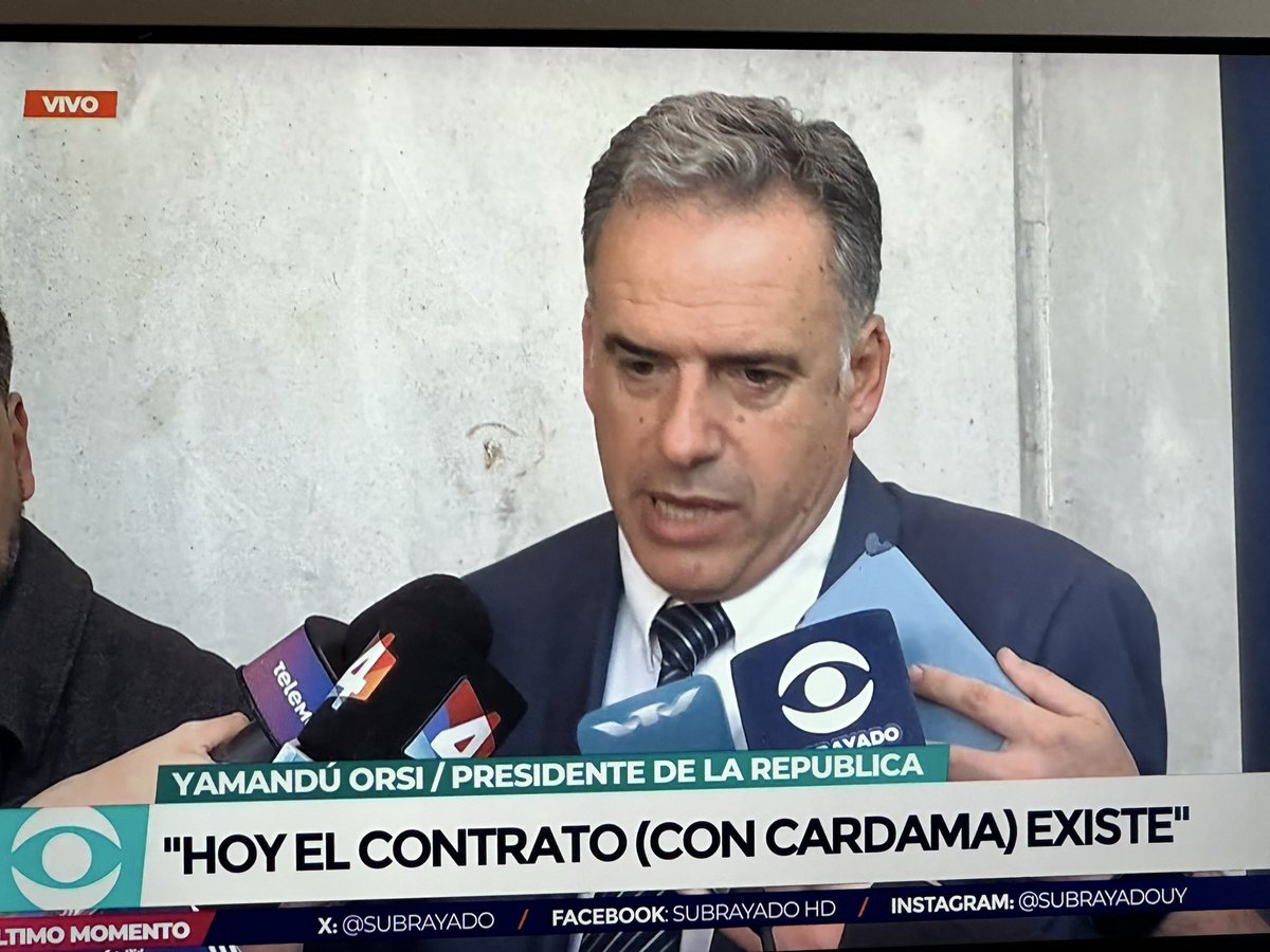 Ahora Orsi dispuesto a dialogar con Cardama 😆😆
Es un papelón este tipo