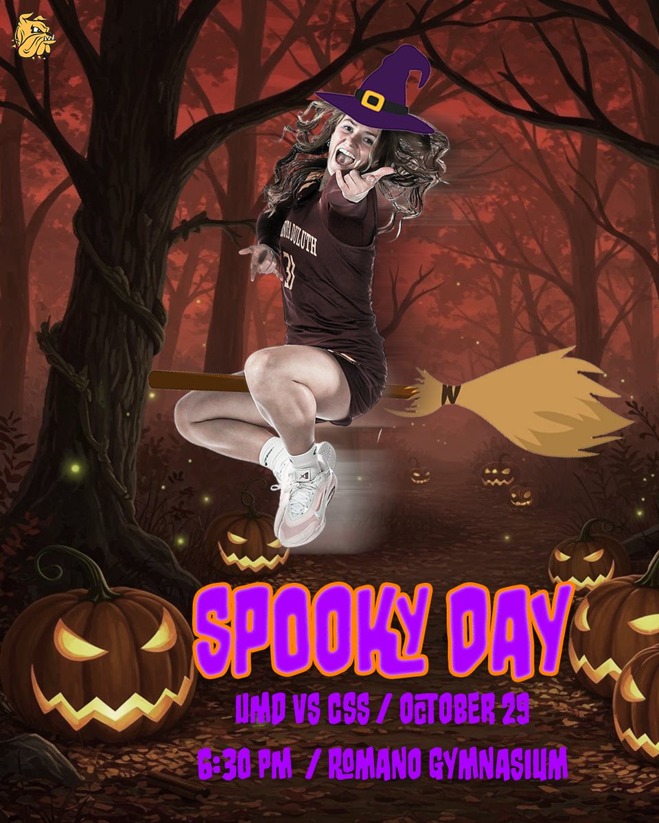 Wear your best costume to Romano Gymnasium tomorrow for our game against St. Scholastica for Spooky Day! 🎃

You have a chance to win a prize at halftime with the best costume + free candy. 🍬🍭

Tip off is set for 6:30 PM. We hope to see you there!