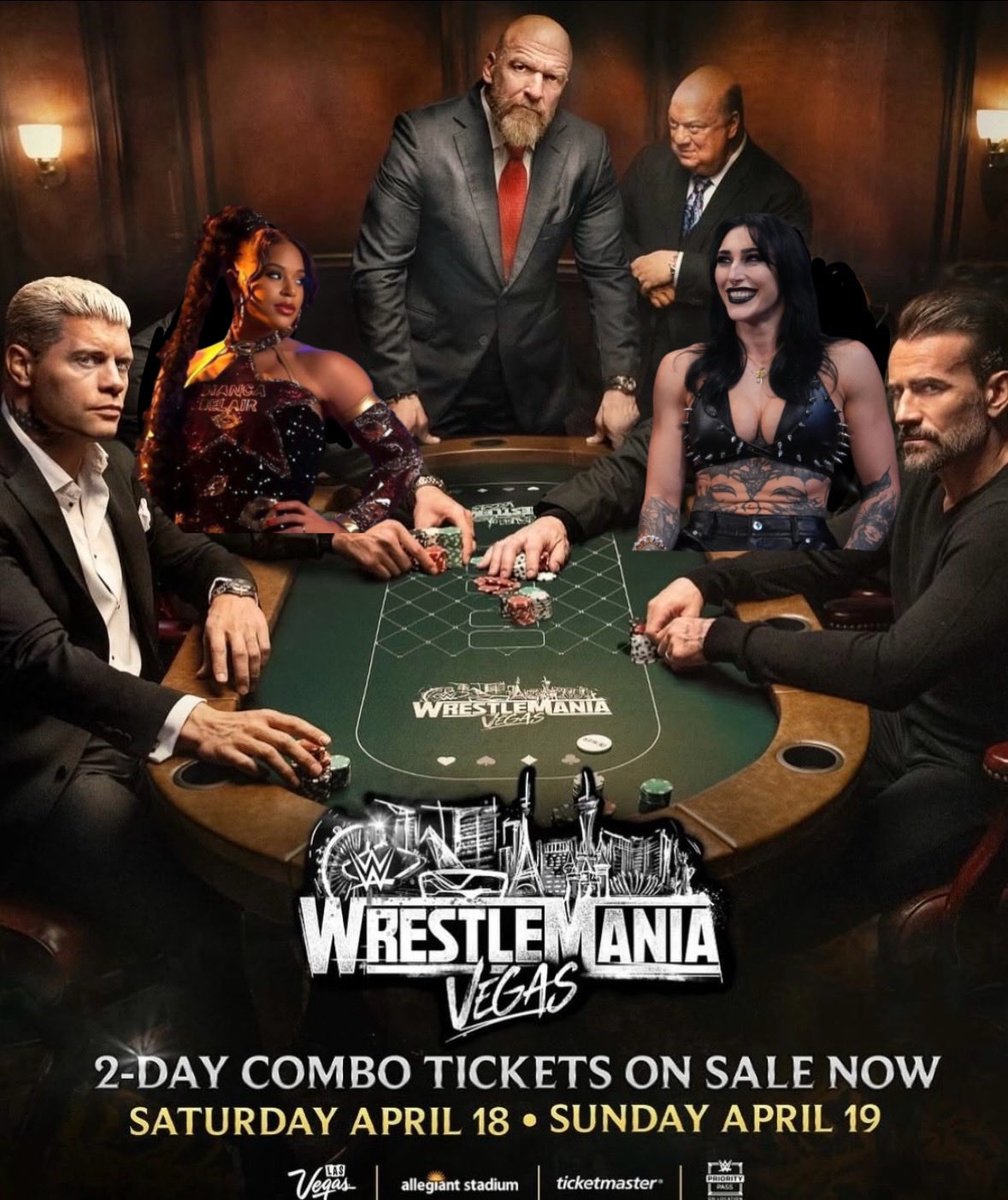 THEE actual Wrestlemania poster