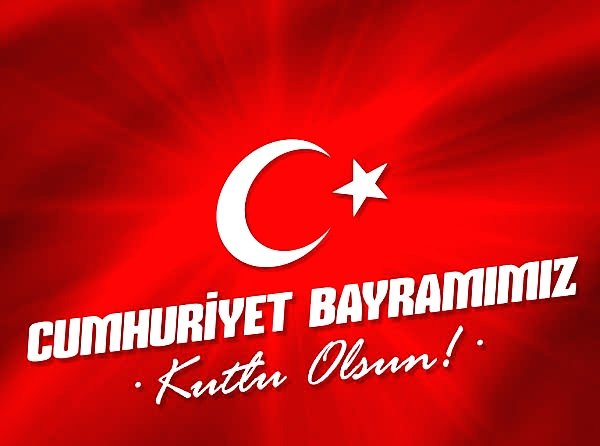 29 EKİM CUMHURİYET BAYRAMIMIZ KUTLU OLSUN.