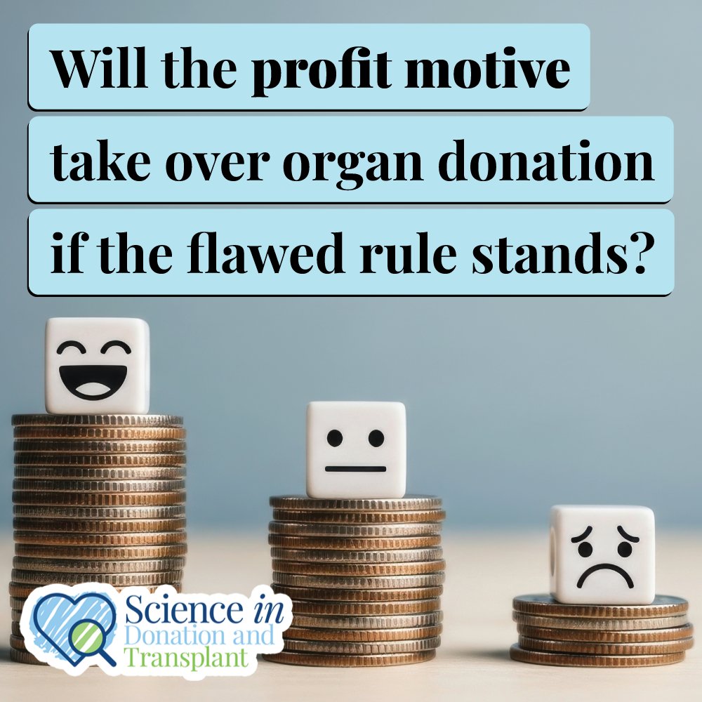 Will the profit motive take over organ donation if the flawed rule stands?

Read more:
sidandt.org/the-issues/if-…

Coordination between OPO's and transplant centers saves lives. Science in Donation and Transplant is fighting against the privatization of the organ donation system.