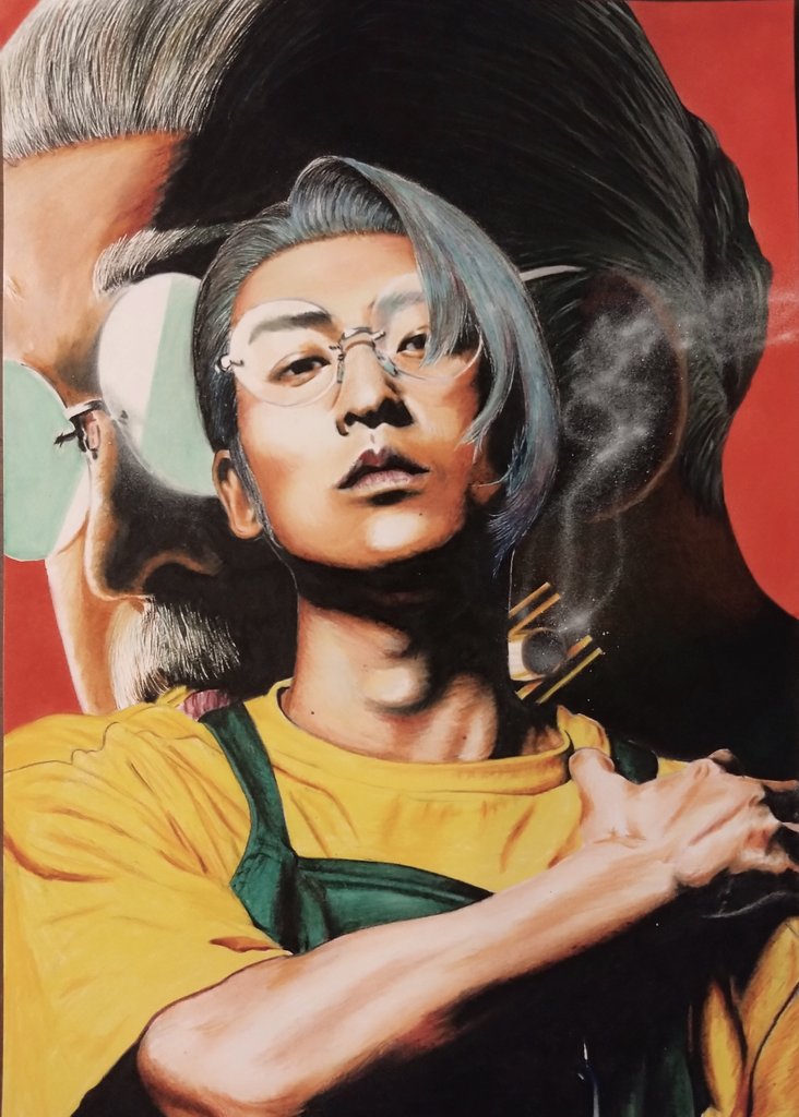 色鉛筆画 色鉛筆画