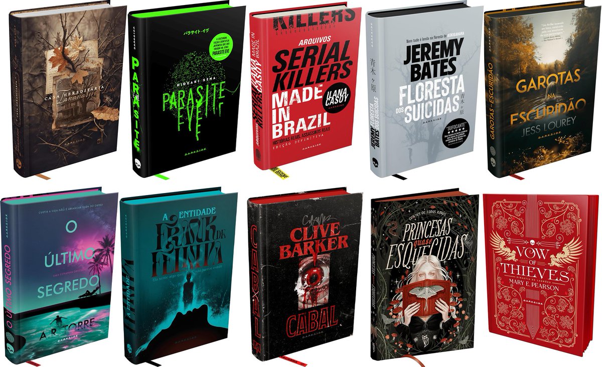 42Clube's tweet image. 🎃 Livros da Darkside capa dura:

📚 Casa Hereditária
💷 R$61,80 no pix/boleto
🛒 amzn.to/4nsGSIH

📚 Parasite Eve
💷 R$61,05 no pix/boleto
🛒 amzn.to/4nuAbpI

📚 Arquivos Serial Killers: Made in Brazil
💷 R$40,09
🛒 amzn.to/4nu0hcj

📚 Floresta dos…