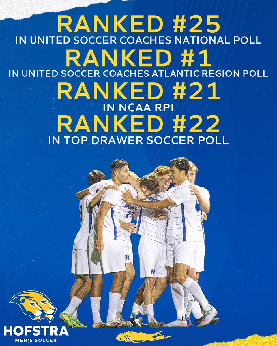 Back in the national polls at No. 2️⃣5️⃣ in the <a href="/UnitedCoaches/">United Soccer Coaches</a> and No. 2️⃣2️⃣ in the <a href="/TopDrawerSoccer/">TopDrawerSoccer</a> rankings! 

#PrideOfLI