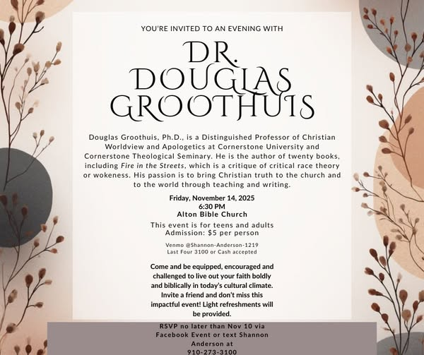 Douglas Groothuis, Ph.D. (@douggroothuis) on Twitter photo 