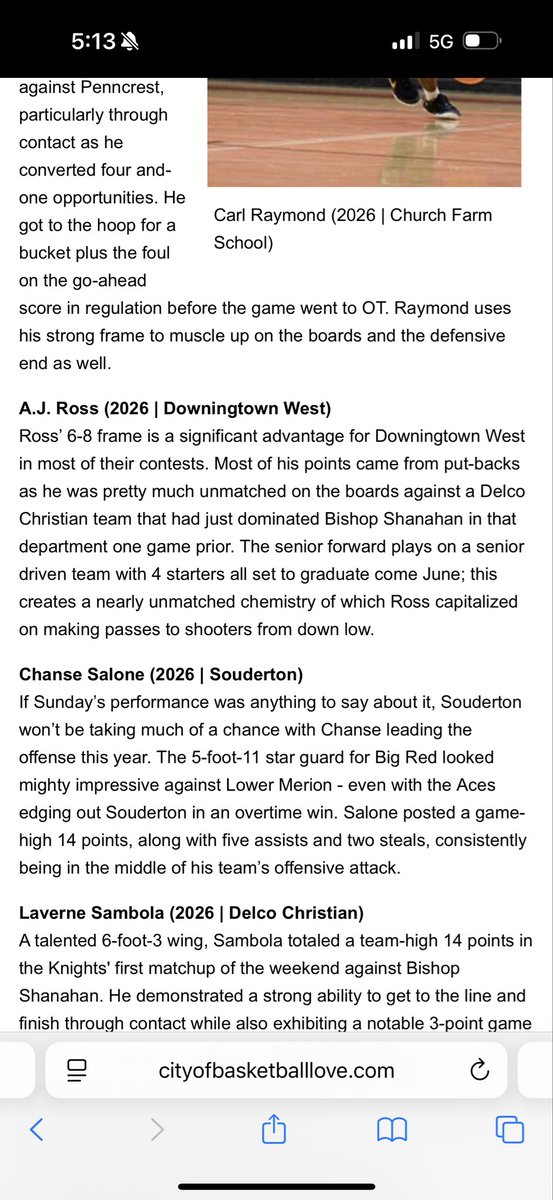S/O my boys <a href="/Chanse_Salone_1/">Chanse Salone</a> and #ajross for their performances at the #DelcoShootout this weekend. MASSIVE senior seasons on deck for these great kids and talented players. Both are absolute GAMERS with bright futures at the next level! <a href="/UptownAAU/">Uptown Basketball Academy</a> <a href="/souderton_bball/">Souderton Basketball</a> <a href="/CoachStuRoss/">Stuart Ross</a>