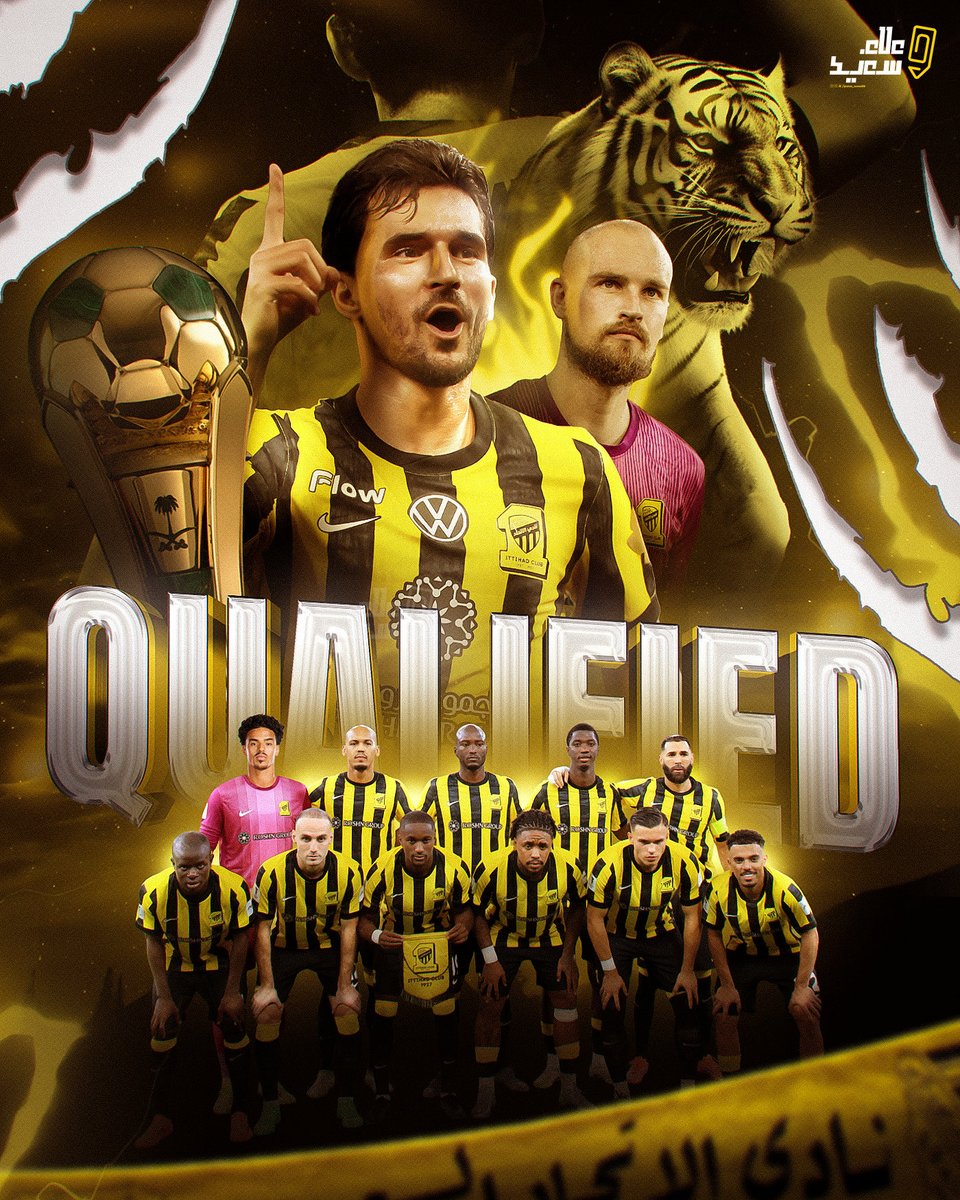 النمور قالوا كلمتهم 🐅🔥
فوز وتأهل جديد.. والرحلة مستمرة نحو القمة 🏆🟡⚫️

#النصر_الاتحاد