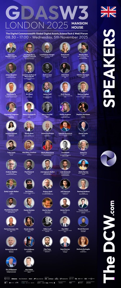 Extremely happy to announce that World Mobile are bringing their A game in support of The Digital Commonwealth’s GDASW3 Forum London 2025 at The Mansion House on Wednesday, 5th November.

Delighted that Mike Blake-Crawford will be taking to the Main Stage as part of an excellent