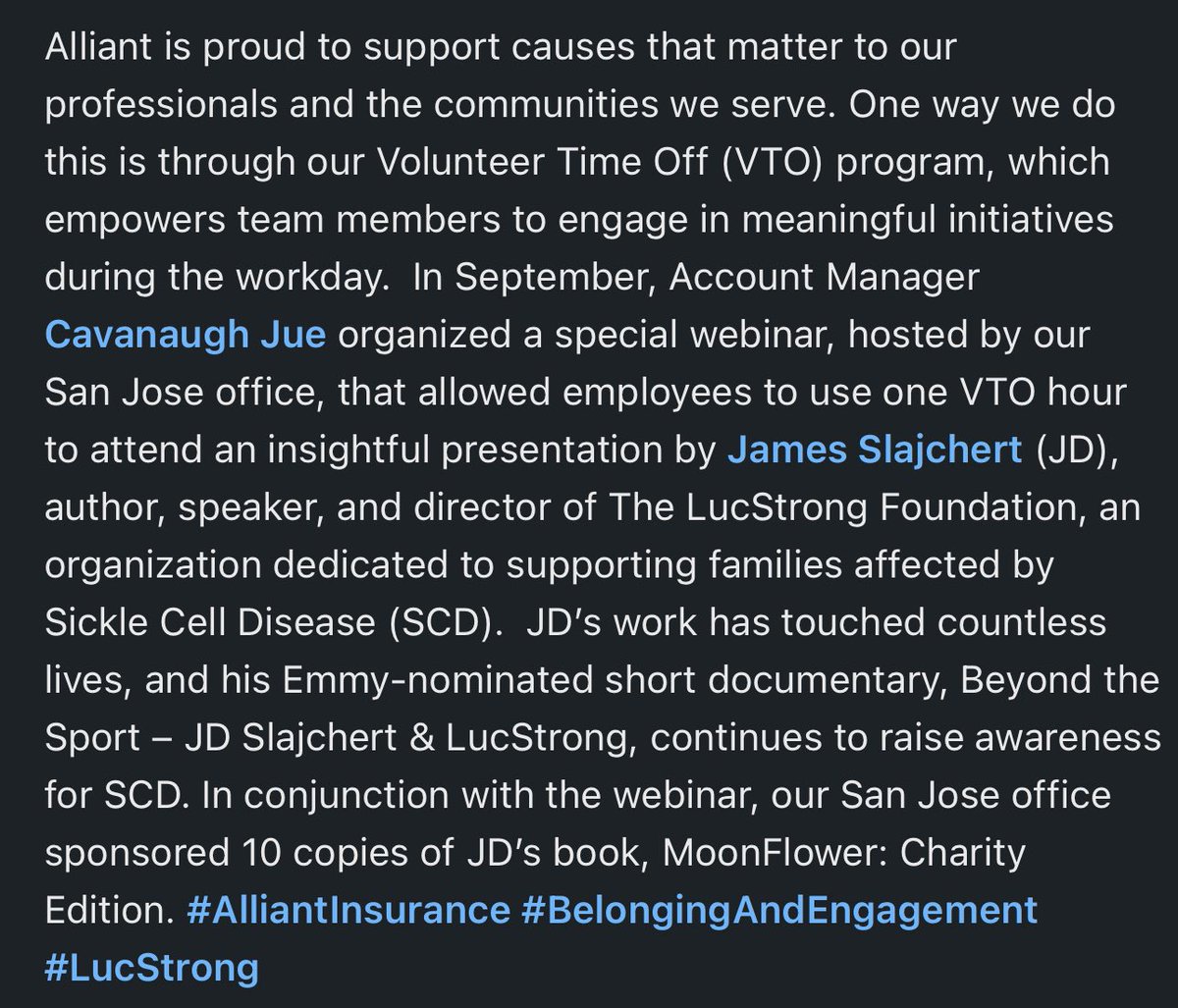 Proud to partner on such a worthy cause, and thank you for having me!