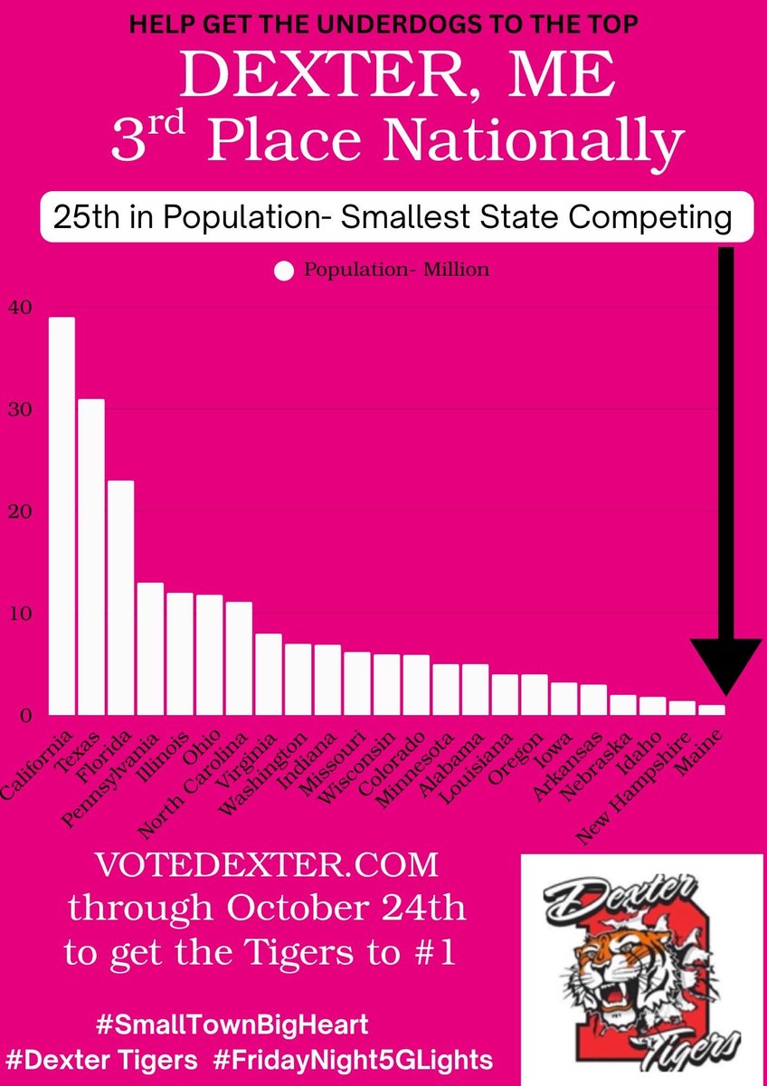 FORELIZABE's tweet image. #FN5GL #FridayNight5GLights #FN5GLContest 
@ChappyCLT @RonSmitty15 
Even though voting has closed… DEXTER MANE IS READY TO RECEIVE THE GIFT OF A LIFETIME! The team spirit from, “The Heart of Maine” is still alive, well, and seeing daily growth! We want the win!