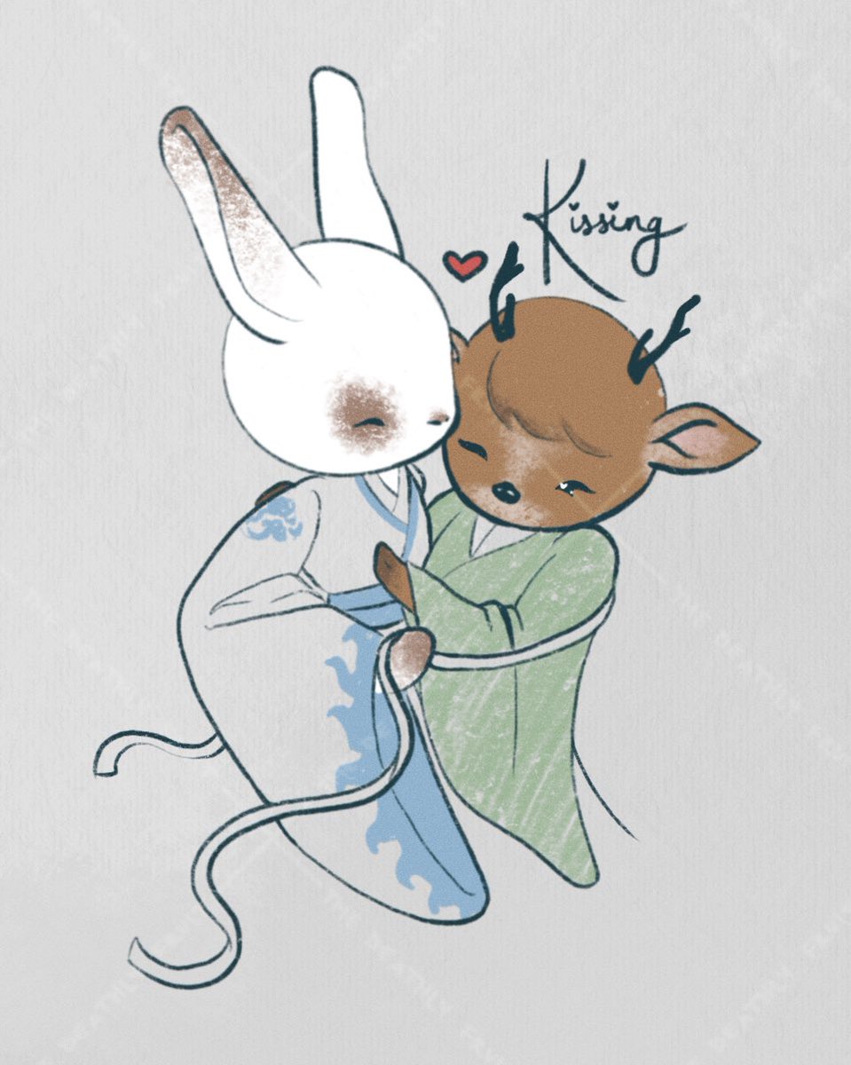 #mxtxtober day 28, kissing 💋

this one is for the 4 zhuizhen fans out there

[ #mdzs #zhuizhen #lansizhui #ouyangzizhen ]