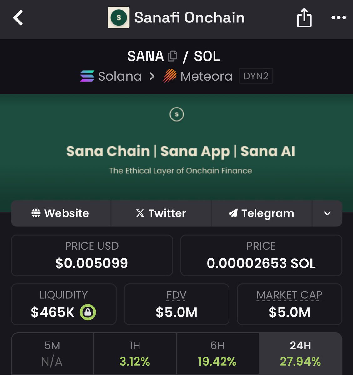 bondobull's tweet photo. Most people still have no idea what $SANA is building  and by the time they do, it’ll already be too late. 

$XPL (stablecoin infra) = $3B MC
$PAYAI ($X402 narrative) = $80M MC

Meanwhile @sanafionchain is combining neobanking, L1, RWA, stablecoins, X402  & Ai into a single all-in-one ecosystem yet it is still criminally undervalued at just $5M. 

They’re targeting trillion-dollar markets across finance, tokenization, and AI, so don't fade.. 

See you at 50 million minimum in Q4