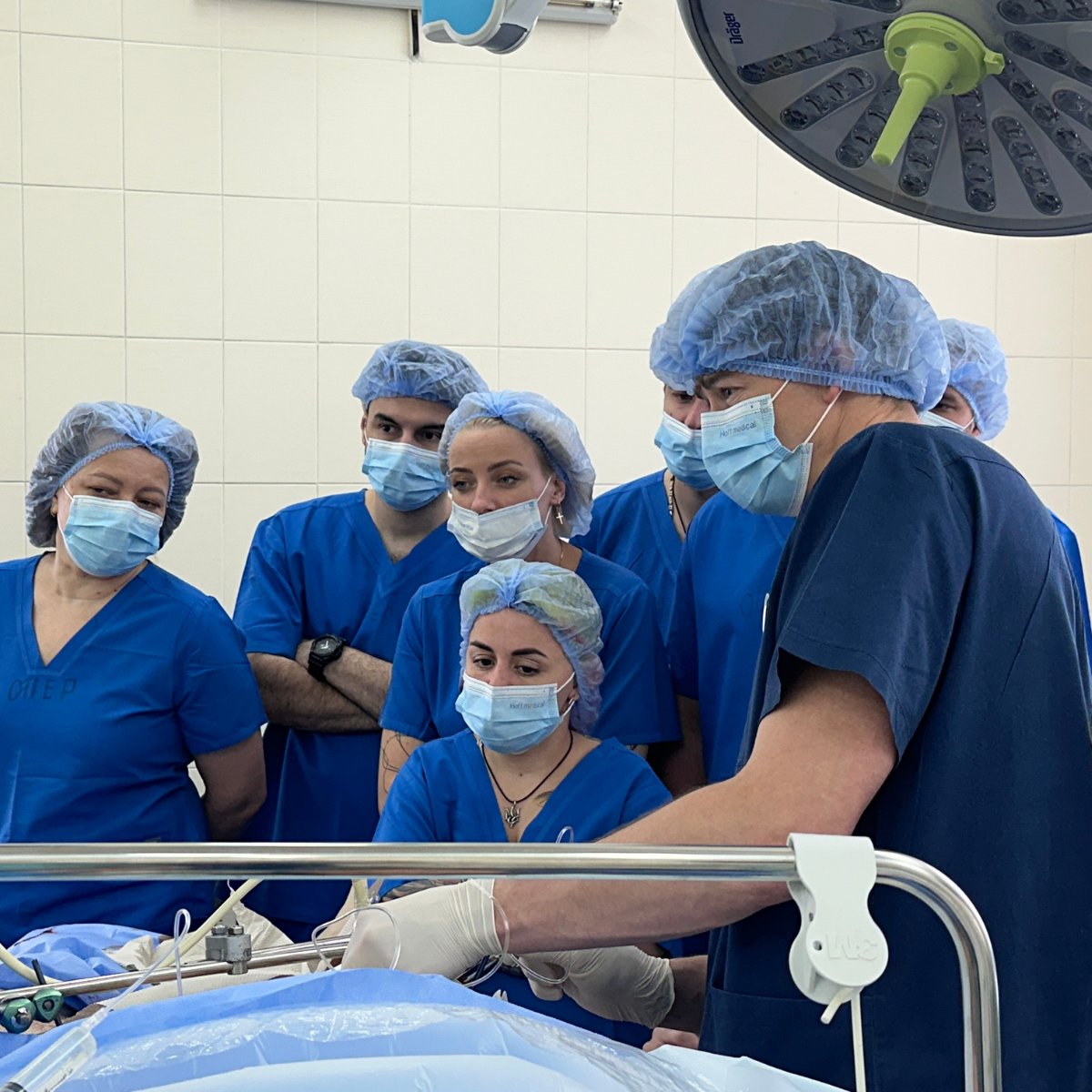 NU, in partnership with the Ministry of Health of Ukraine and the Feofaniya Clinic, launched the Ukraine Without Pain project. The initiative designed to strengthen the healthcare system. 
60 physicians finished the course "Pain Management in Patients with Military Trauma."