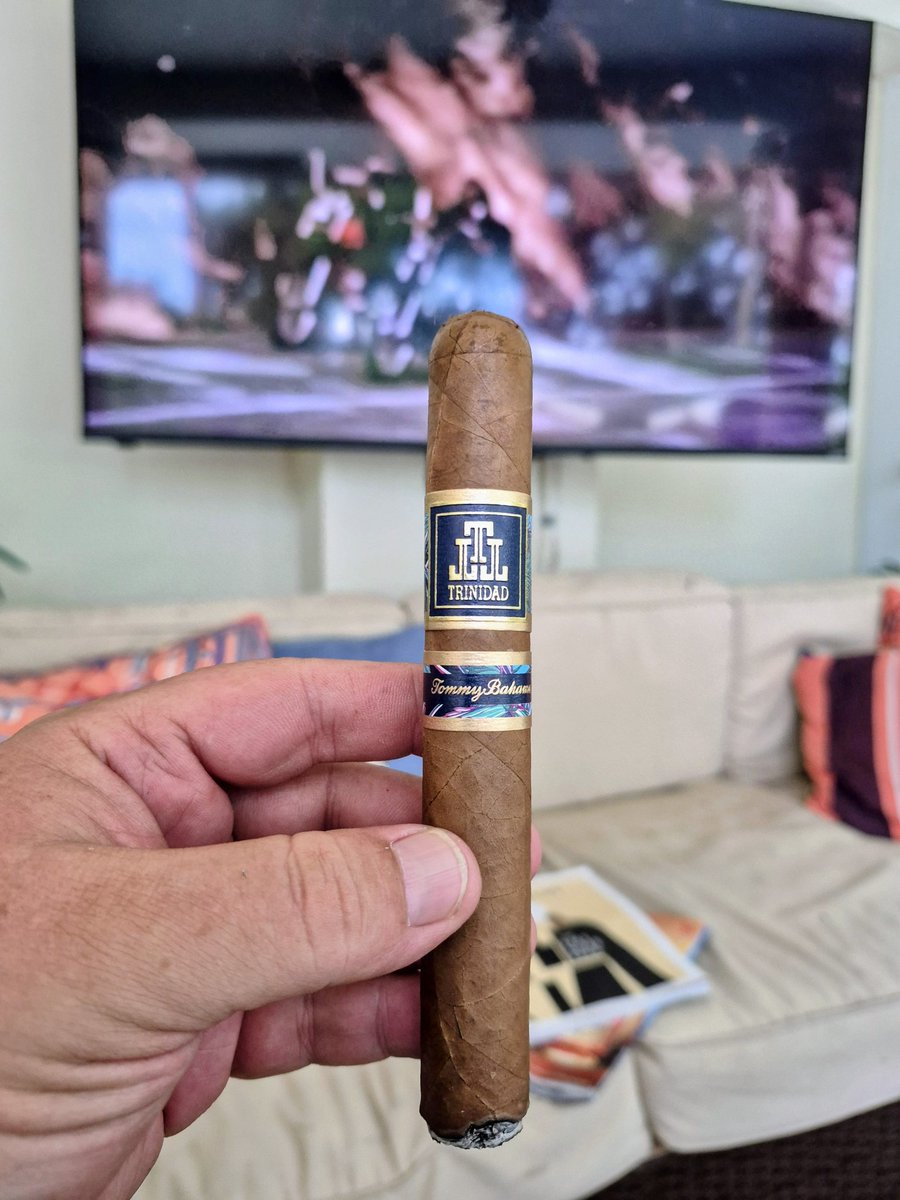 Enjoying this amazing new release.  My favorite of the New World Trinidads. <a href="/RafaelNodal/">Rafael Nodal</a> <a href="/AJFcigars/">AJF Cigar Co. ★ Portfolio ★</a>
<a href="/TommyBahama/">Tommy Bahama</a> 🌴
#Cigarlife🔥💨
<a href="/CigarAficMag/">Cigar Aficionado</a> <a href="/cigarsnobmag/">Cigar Snob Magazine</a> <a href="/CigarDojo/">Cigar Dojo</a> <a href="/RobbReport/">RobbReport</a> <a href="/CigarJournalMag/">Cigar Journal</a> <a href="/SmokeInnCigars/">Smoke Inn Cigars</a>
<a href="/FamousSmokeShop/">Famous Smoke Shop</a> <a href="/CigarsIntl/">Cigars International</a> <a href="/supercigardave/">Super Dave</a>
<a href="/coastalliving/">Coastal Living</a>