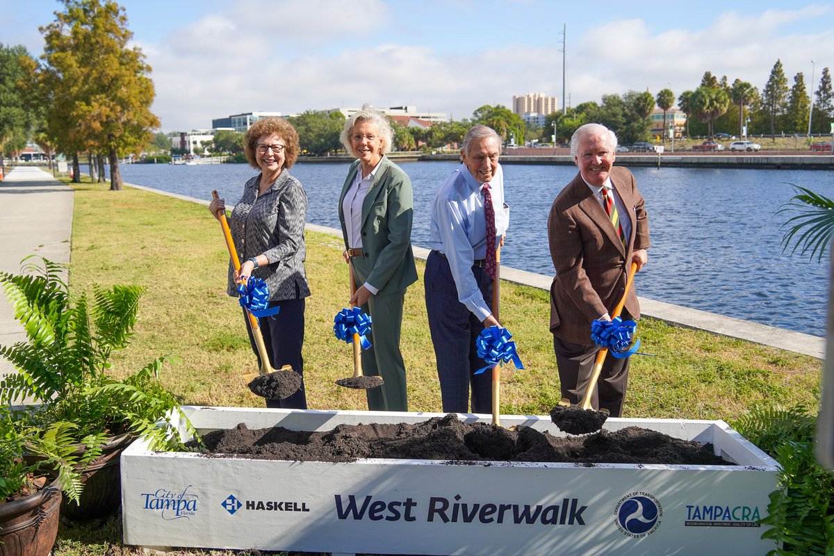 Four of the seven Mayors that had a hand in the conception and construction of our Riverwalk. Now we start on the west side to spur the revitalization of West Tampa. Leadership matters.  Results matter. Let’s finish the job.