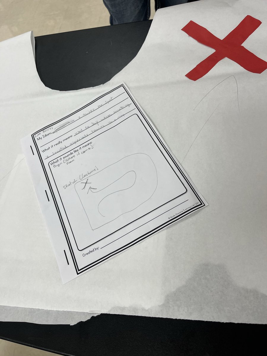 SandraEspi65's tweet image. Learning about idioms and designing idiom costumes with EB students @NISD_Luna @NisdBILESL @NISD