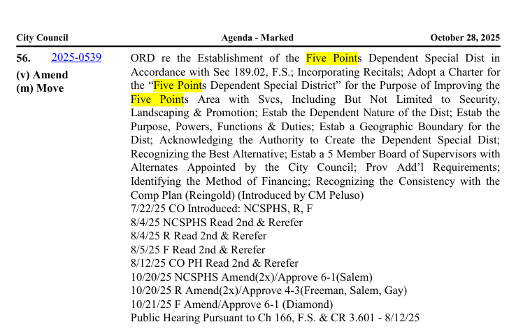 CatherineUSA1's tweet image. Is Five Points going to secede from Jacksonville or is this another Jimmy Peluso stunt? 

@RoryDiamond @NickHowland15 @CMKevinCarrico @jimmyforjax @JimmyPelusoCD7 @DuvalGOP @DuvalTribune @LibsofDuval @CityofJax