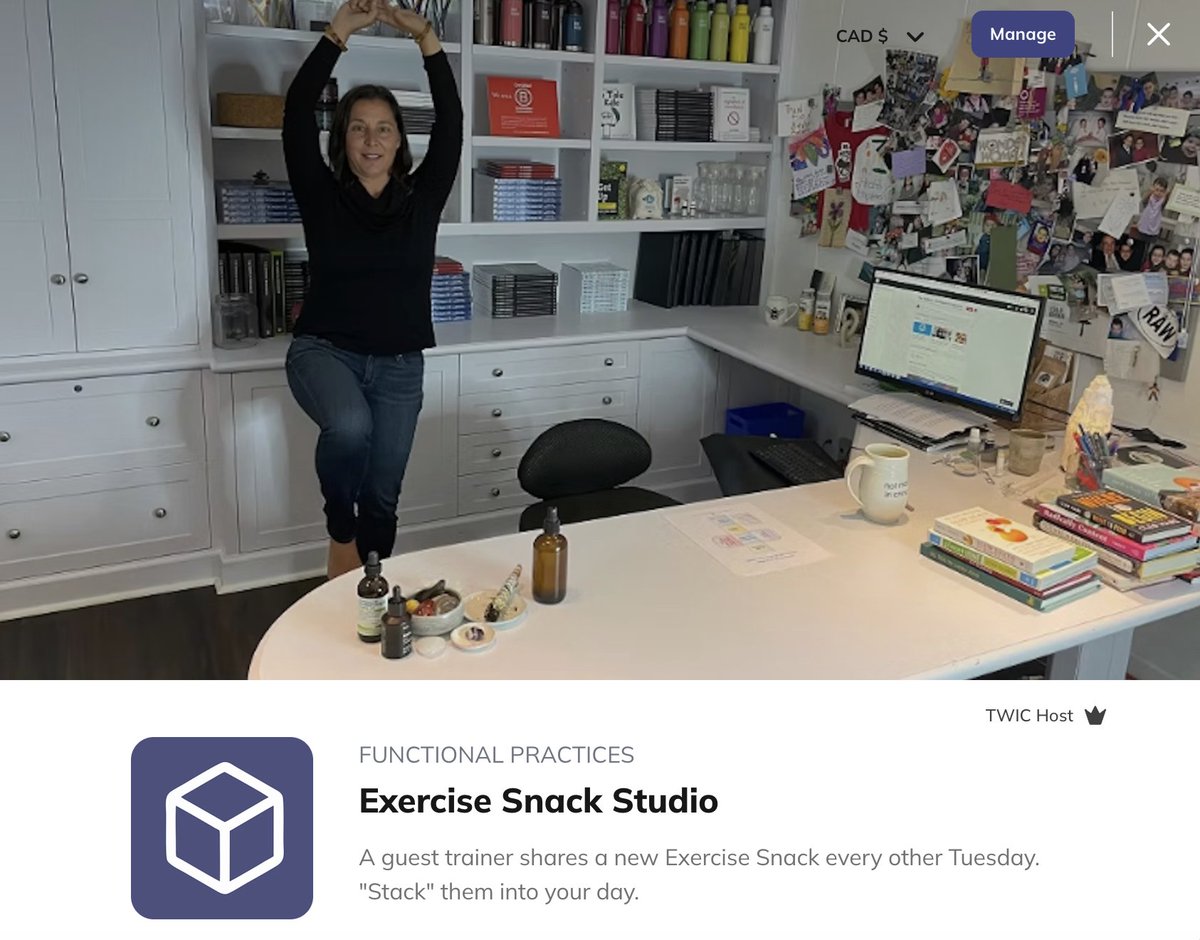 Exercise Snacks ... from burnout to flow.

open.substack.com/pub/lisaborden…