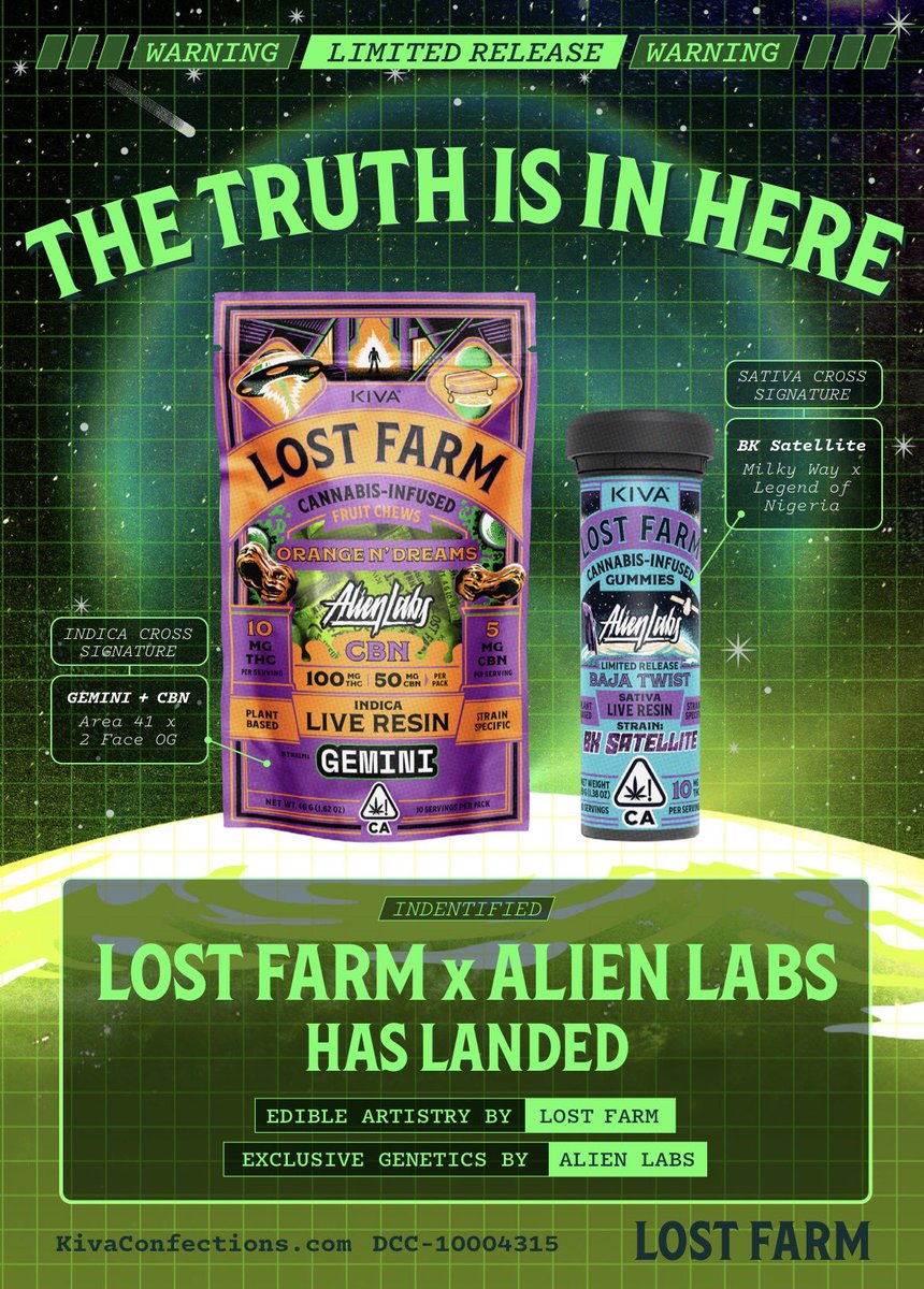 Medithrive's tweet photo. @KivaConfections and @AlienLabs2069 created an amazing pair of edibles! Come check them out! 😎👽🍫
 https://t.co/k7j1yVYjPh https://t.co/sJmn7LU3GF