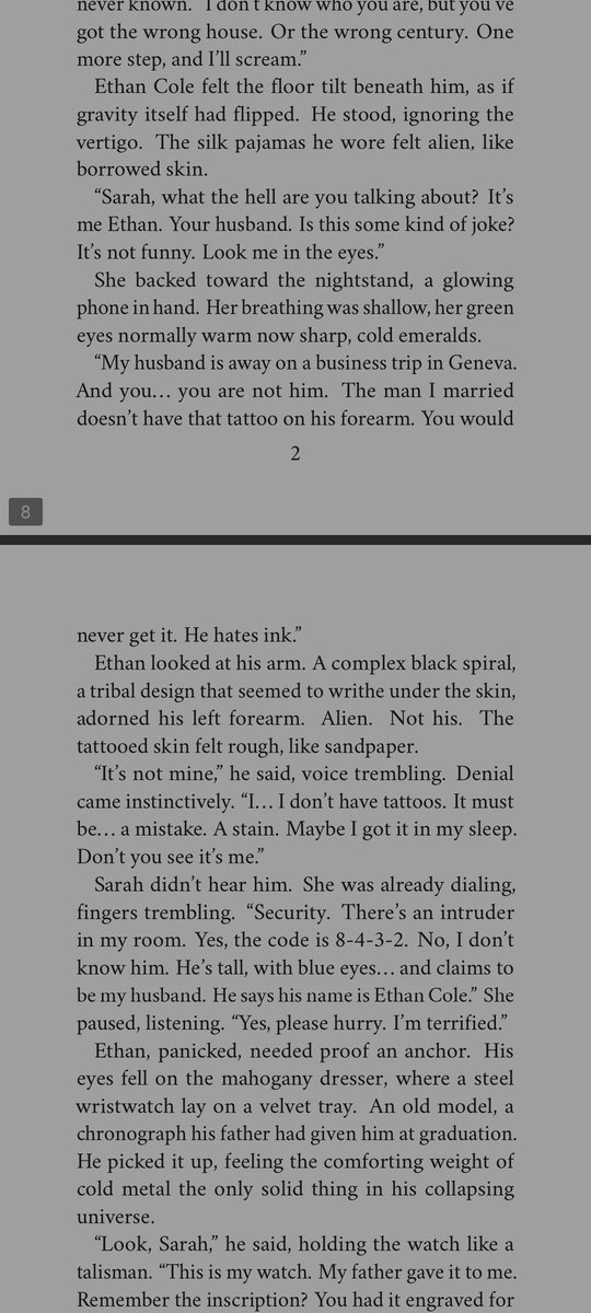 AssaOsmani1's tweet photo. https://t.co/V2vIZD2jUg
What if your life wasn’t real?
Ethan Cole is about to find out.
The Inner Mirror – a psychological thriller that will haunt your mind. https://t.co/Wjd1StqnZG