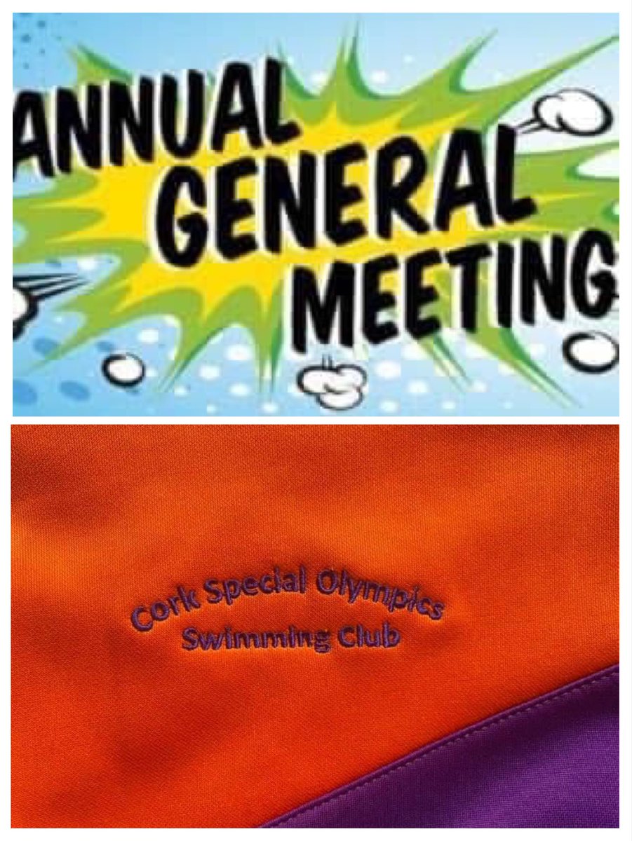 csosc1990's tweet image. Reminder that our AGM will take place on Monday next, 3rd November 2025, at 7.30 PM.
Venue: The Address Hotel,  Military Hill, St. Lukes, Cork T23 T292
We look forward to seeing you all there 🏊‍♂️🏊‍♀️📚🟠🟣 #CSOSC #AGM #SpecialOlympics #Cork
