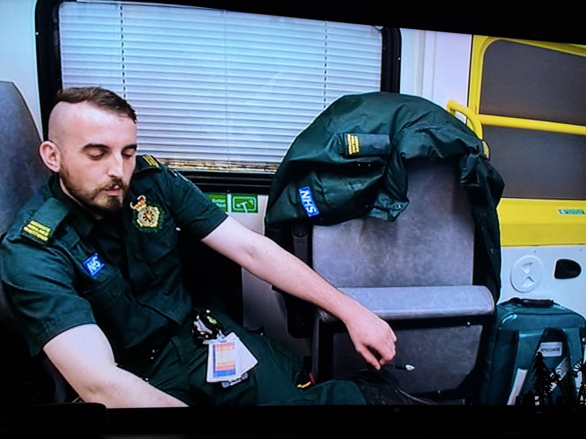 That moment when you spot your #NEWS pocket card in the wild on the BBC #Ambulance 🥰