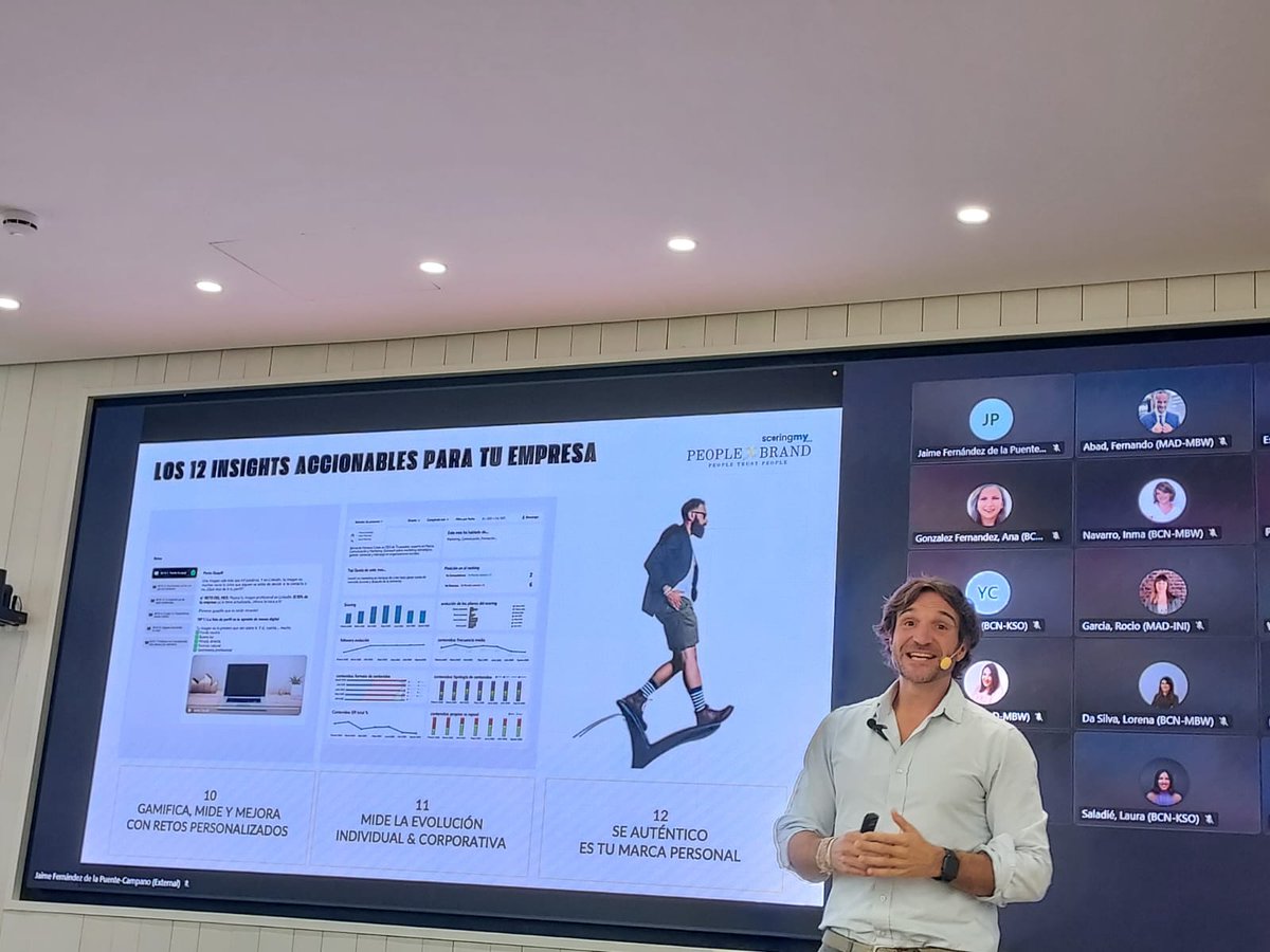 emartinest's tweet image. Hoy en la jornada de #PeopleXBrand. Feliz (pero con el vértigo de la responsabilidad) de estar en el Top3 de #Dircoms más influyentes en #Linkedin. Constancia, coherencia y pasión por la comunicación.