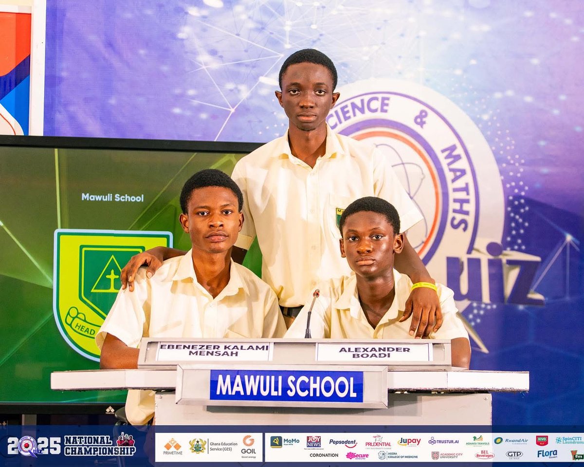 What a run for the Volta Region at #NSMQ2025 1/8th Stage: 

✅ Keta SHTS crushed it with 56pts over Chemu (25) and Accra High (9)

✅ Mawuli School held strong with 48pts ahead of Armed Forces (38) and Berekum Presby (33)

Volta schools keep setting the pace. #NSMQ #VoltaRegion