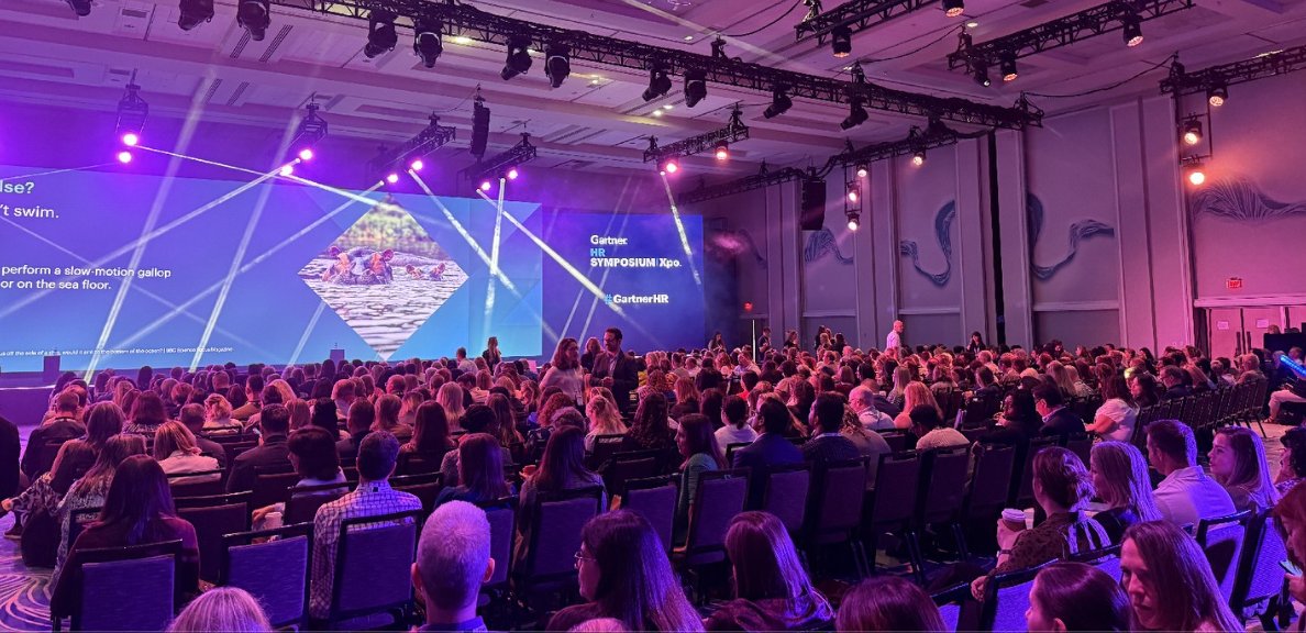 TMcCall's tweet image. From Day 2 at Gartner HR Symposium/Xpo in Orlando: Gartner Survey Shows 88% of HR Leaders Say Their Organizations Have Not Realized Significant Business Value from AI Tools #GartnerHR gartner.com/en/newsroom/pr…