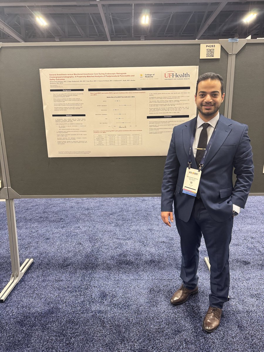 AbuassiMoe's tweet image. An amazing week at #ACG2025 ! presented multiple posters and was honored to receive the Presidential Poster Award for our study on EUS timing and treatment initiation for pancreatic lesions!
So grateful for my mentors and co-authors 🙌
#MedTwitter #GITwitter