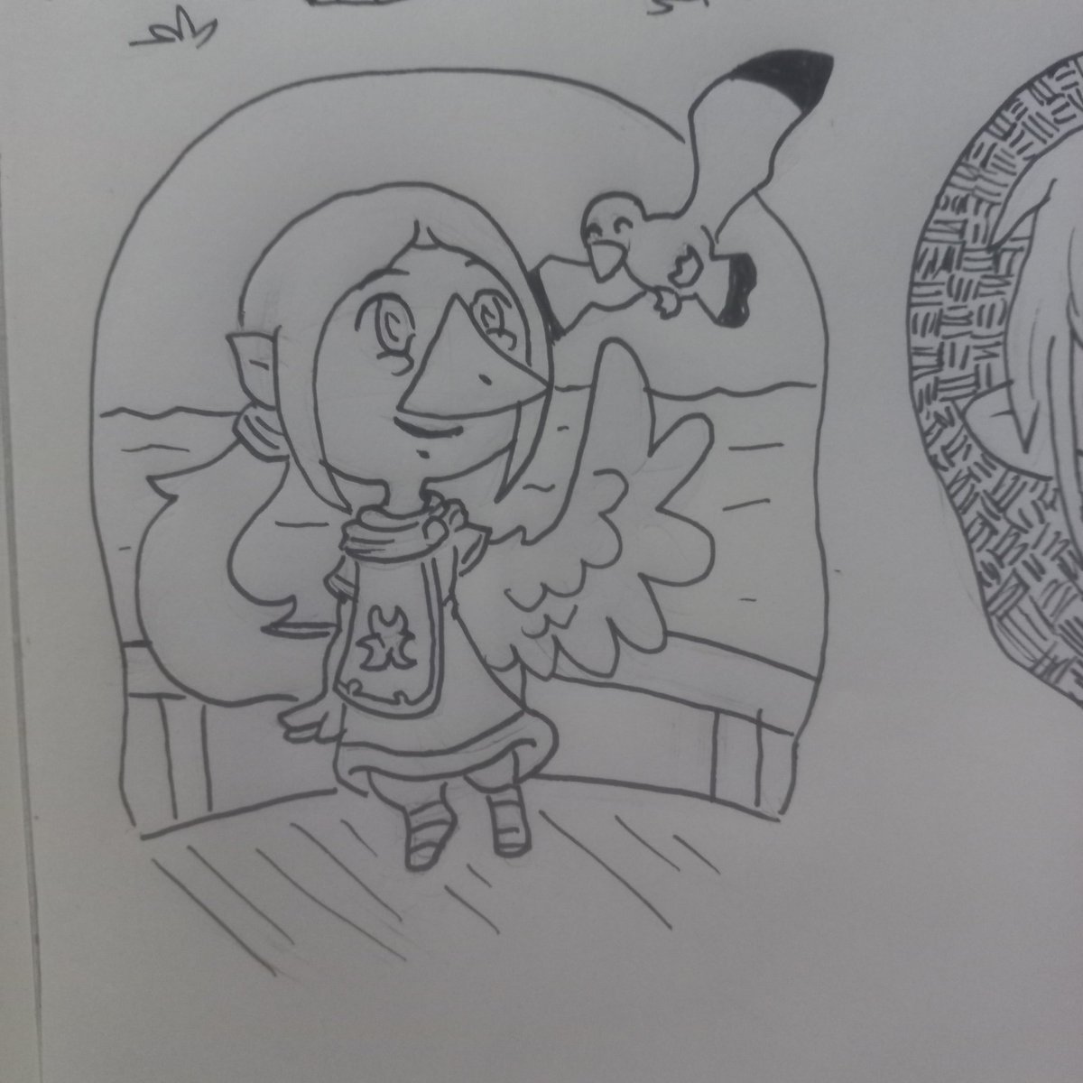JuchaDraws's tweet photo. #atrasado #linktober #race #rito #TheLegendOfZelda https://t.co/nvhvQoMkuP