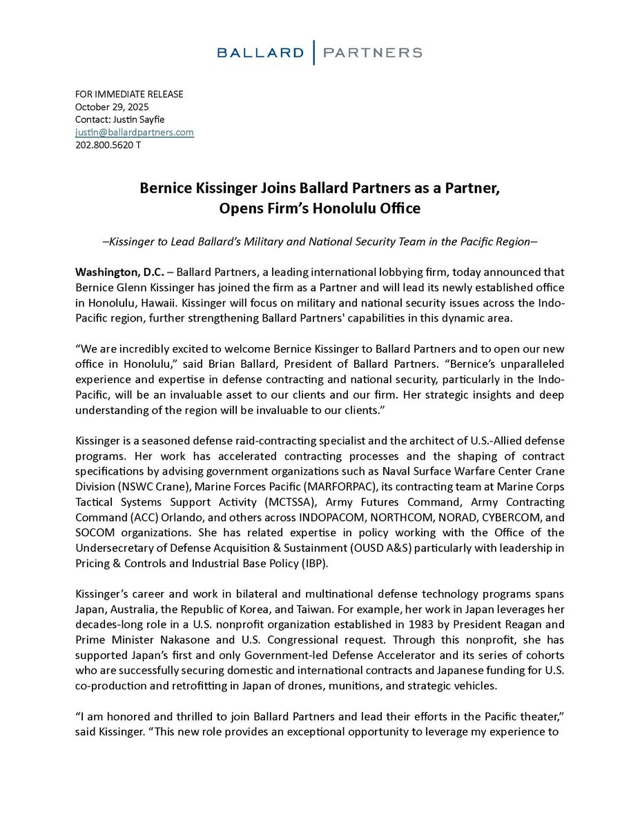 Ballard Partners tweet media